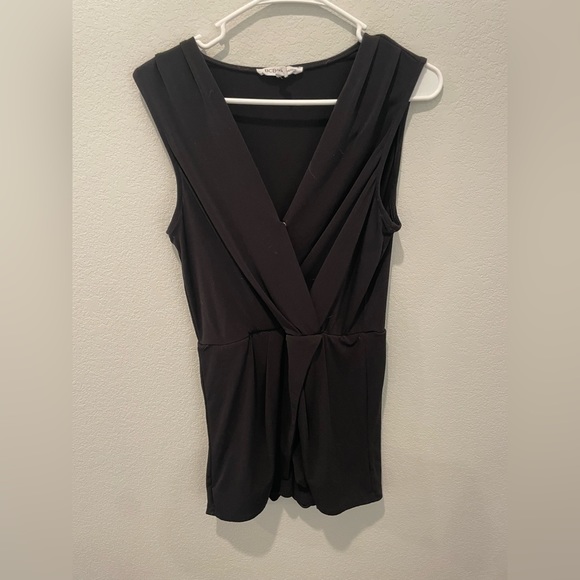 BCBGeneration Women Black Romper Size Small - Picture 4 of 13